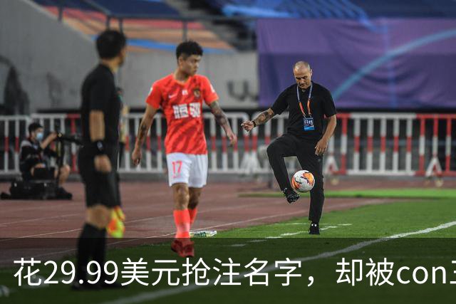 花29.99美元抢注名字，却被"con"三个字母拦在门外
